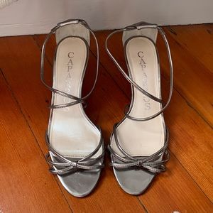 Women’s silver heels